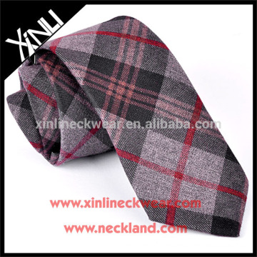 Perfect Knot 100% Handmade Mens Neck Tie Slim Flannel Tie